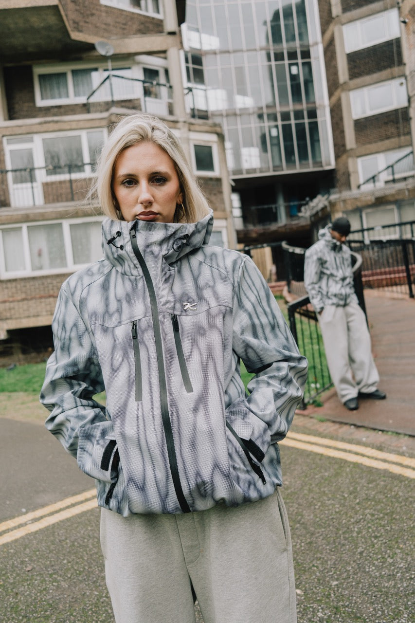 Model view of Kaizen Market Aero Windbreaker